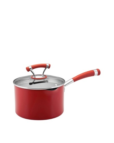 Circulon Contempo Non-Stick 3-Quart Covered Straining Saucepan