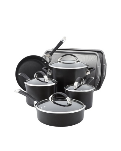 Circulon Symmetry Hard Anodized 9-Piece Cookware Set with 2-Piece Bakeware Bonus