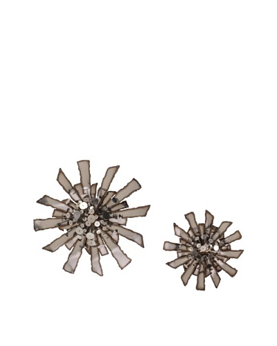 C'Jere Set of 2 Barrage 3- Dimensional Wall Sculptures