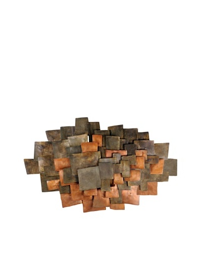 C’Jere by Artisan House “Integrate” Copper-Plated Steel Wall Sculpture