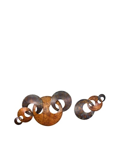 C’Jere by Artisan House Set of 2 “Interlink” Steel Wall Installation