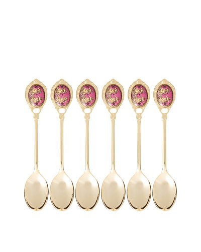 Classic Coffee & Tea Set of 6 Gold-Plated Spoons-538/1649S