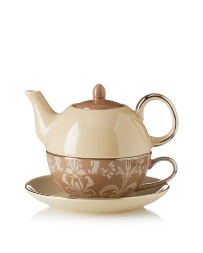 Classic Coffee & Tea Nouveau Chic Tea For One With Saucer