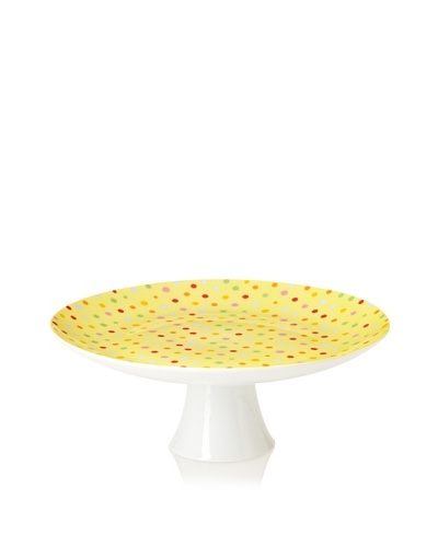 Classic Coffee & Tea Polka-Dot Cake Stand, Yellow, 12As You See