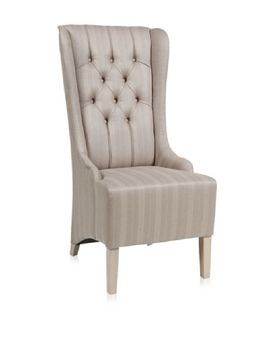 Classic Home Pierre Captain’s Chair, Moss Stripe