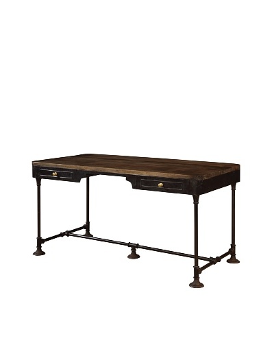 Coast To Coast 2-Drawer Accent Desk, Brown