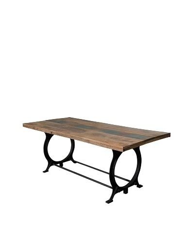 Coast To Coast Iron & Mango Dining Room Table, Light Brown