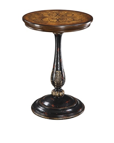 Coast to Coast Round Accent Table, Brown