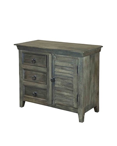 Coast To Coast Ridge Accent Cabinet, Grey