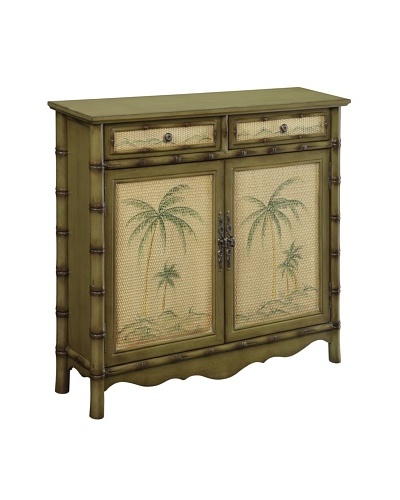 Coast to Coast Palm Tree Cupboard, Green