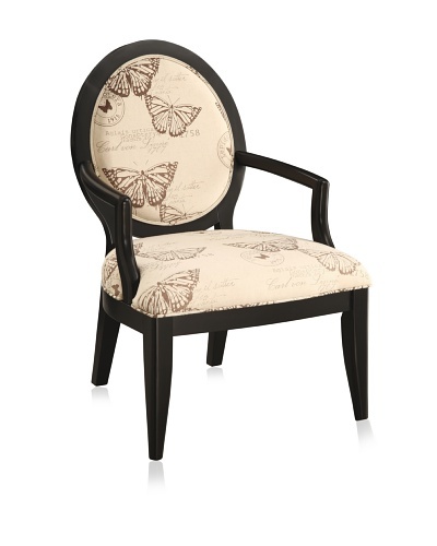 Coast to Coast French Accent Chair, Black