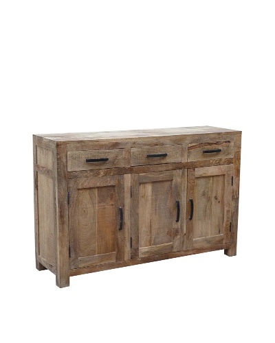 Coast To Coast 3-Drawer 3-Door Sideboard, Natural Mango