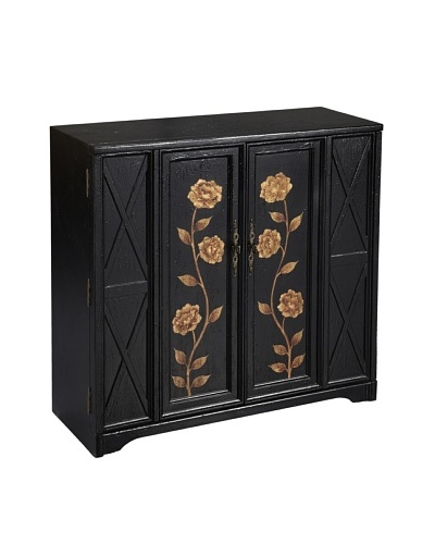 Coast To Coast Myrtle Hallway Chest, Black