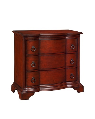 Coast To Coast 3-Drawer Chest, Red