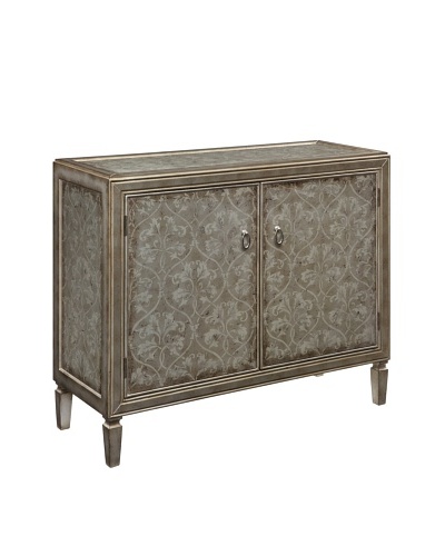 Coast to Coast Scroll 2-Door Cabinet, Beige