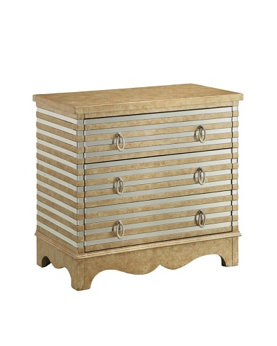 Coast to Coast Sarsdale 3-Drawer Chest, Golden