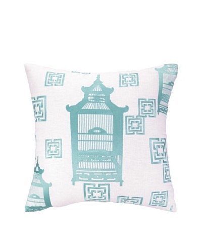 Cococozy Birdcage Toile Pillow