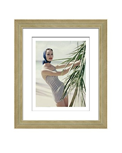 Conde Nast Glamour Magazine Model With Tree Branch Editorial Art