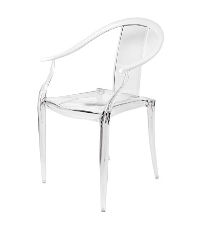Control Brand Ming-Inspired Chair, Clear