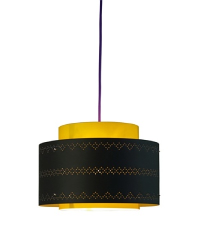 Control Brand Venlo Black/Yellow Pendant Lamp