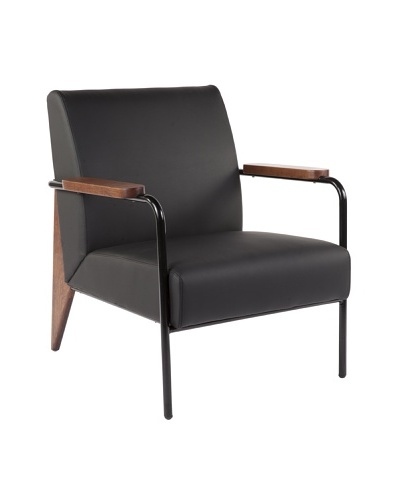 Control Brand Linz Arm Chair, Black