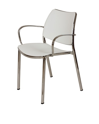Control Brand Asta Arm Chair, White
