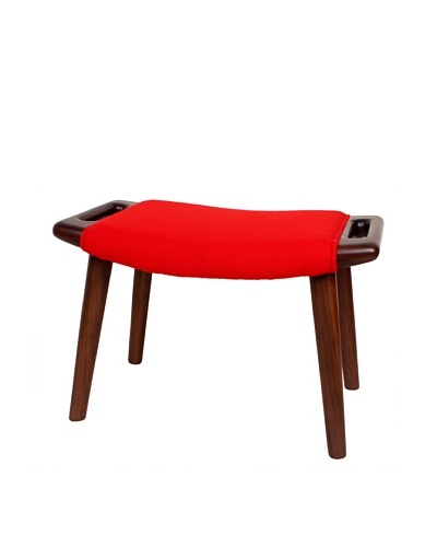 Control Brand Olsen Ottoman, Red