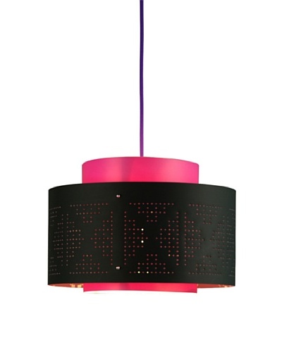 Control Brand Venlo Black/Fuchsia Pendant Lamp