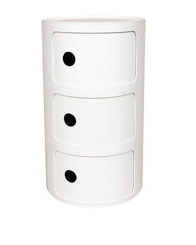 Control Brand The Compo Mini Storage Chest, White