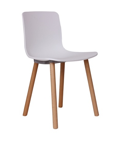 Control Brand Mid-Century-Inspired Axa Side Chair, White