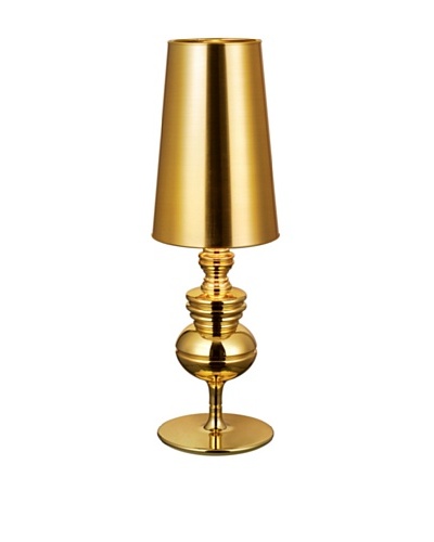 Control Brand Tiffany Table Lamp, Gold