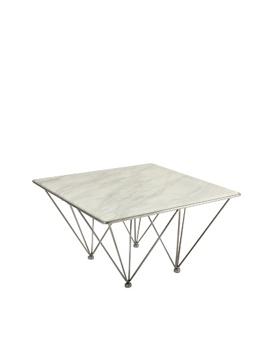 Control Brand Pei Coffee Table, White Marble