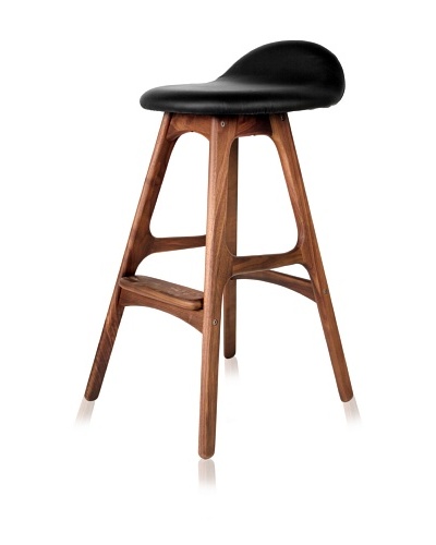 Control Brand Nature-Inspired Barstool, Natural/Black