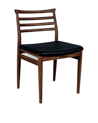 Control Brand Moller Dining Chair, Walnut/Black