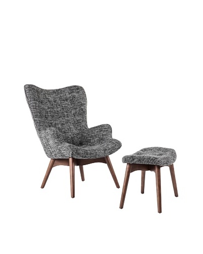 Control Brand Olsen Lounge Chair, Black Twill