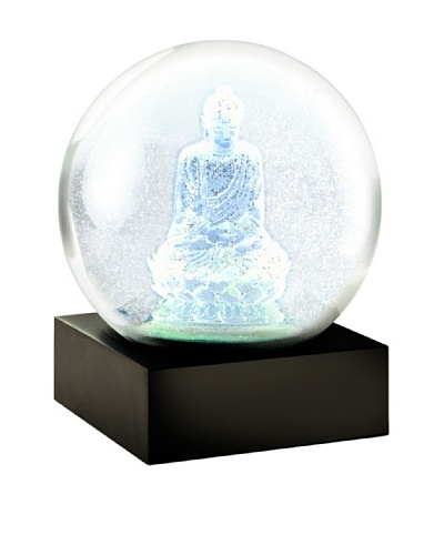 CoolSnowGlobes Crystal Buddha Snow Globe