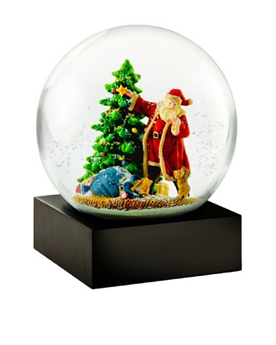CoolSnowGlobes Santa's Puppy Snow Globe