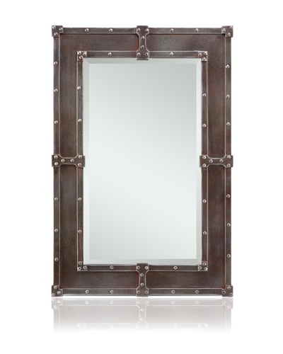 Cooper Classics Lamare Oversized Mirror, Pewter/Copper