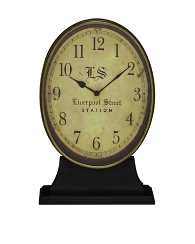 Cooper Classics Hopkins Clock, Aged GoldAs You See