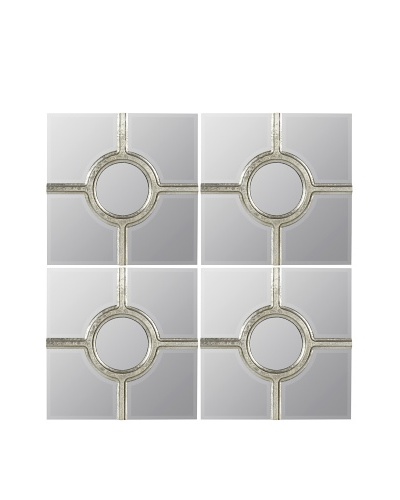 Cooper Classics Set of 4 Marguerita Mirrors