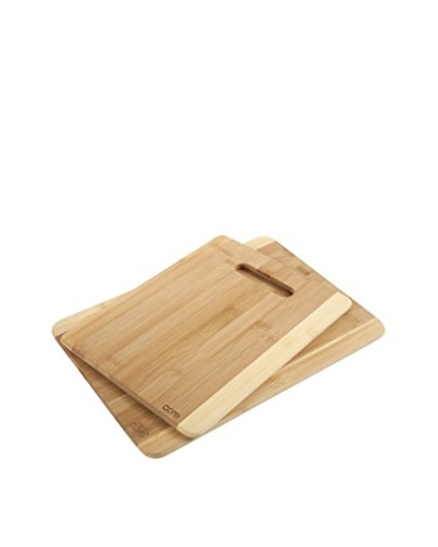 Core Bamboo Daisy Collection Set of 2 Two-Tone Cutting Boards