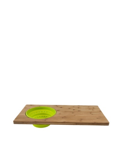 Core Bamboo Over-The-Sink 2-in-1 Cutting Board, Lime