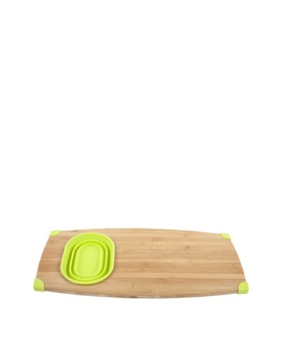 Core Bamboo Corner-Grip Over-the-Sink Cutting Board