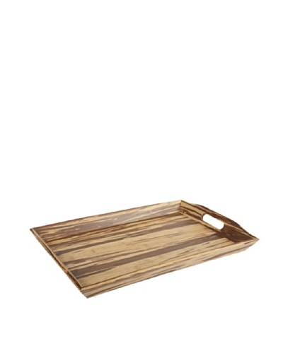 Core Bamboo Crushed Bamboo European Rectangle Tray, Large