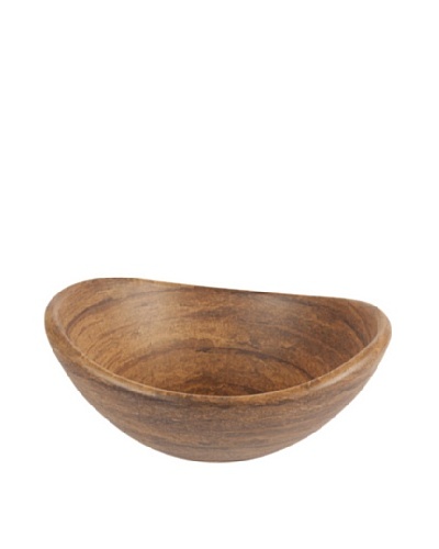 Core Bamboo Crushed Bamboo Swoop Bowl, Dark, Large