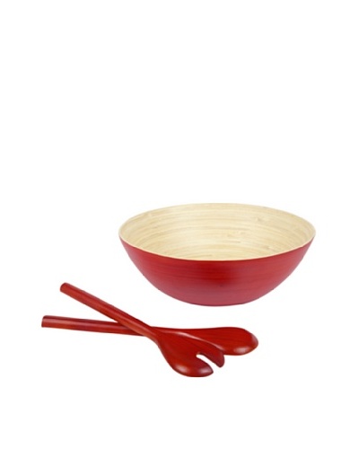 Core Bamboo Modern Round Bowl and Server Set