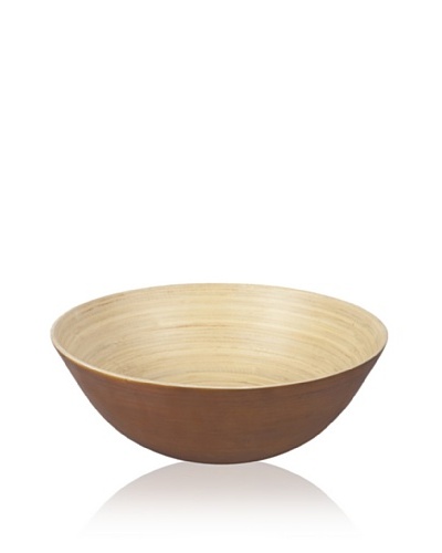 Core Bamboo Modern Round Bowl, Chocolate, Extra Large