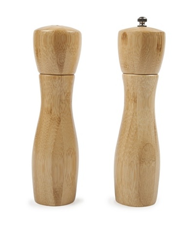 Core Bamboo 8″ Hourglass Bamboo Salt and Pepper Mill Set