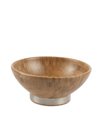 Core Bamboo Park Avenue Bamboo/Stainless Steel Bowl, Large