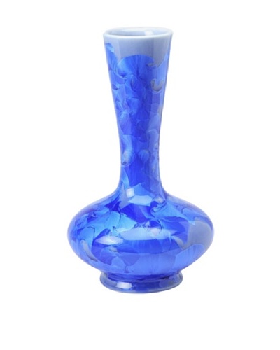 Cosmos Fine Porcelain Vase, Blue